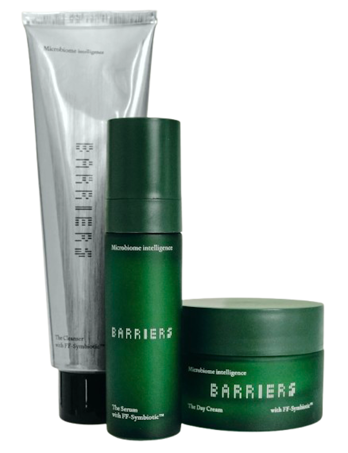 «The Essential Set» que reúne «The Cleanser», «The Serum» y «The Day Cream», de BARRIERS, un set perfecto para el cuidado de la barrea cutánea