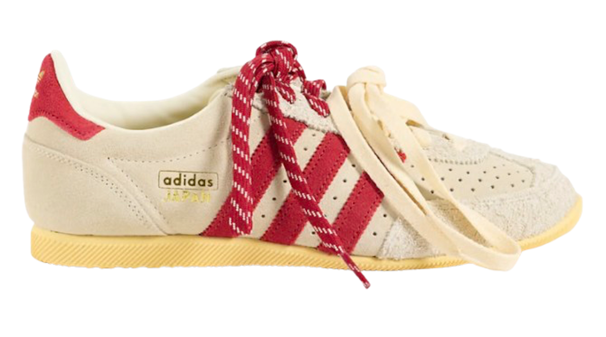 Modelo «Japan» en crema y rojo de adidas vía ASOS, uno de nuestros modelos favoritos de zapatillas de doble cordón