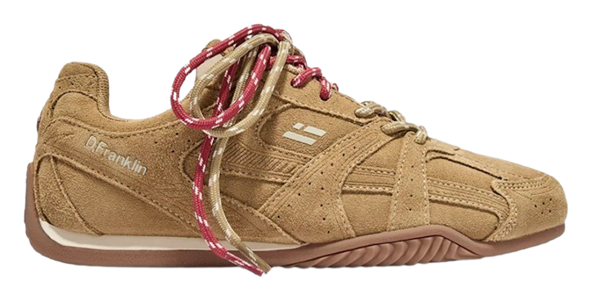 Modelo «Imola suede sand» de Dr. Franklin, uno de los modelos de zapatillas de doble cordón que nos obsesionan este otoño 2026