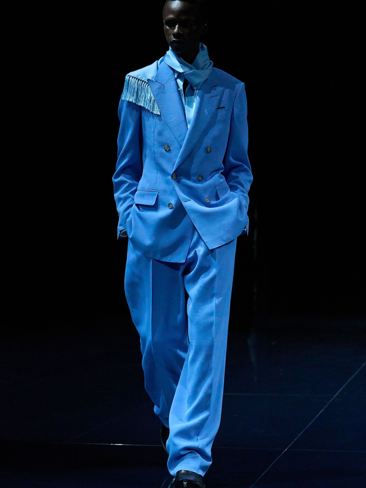 Estilismo del desfile de Tom Ford SS27