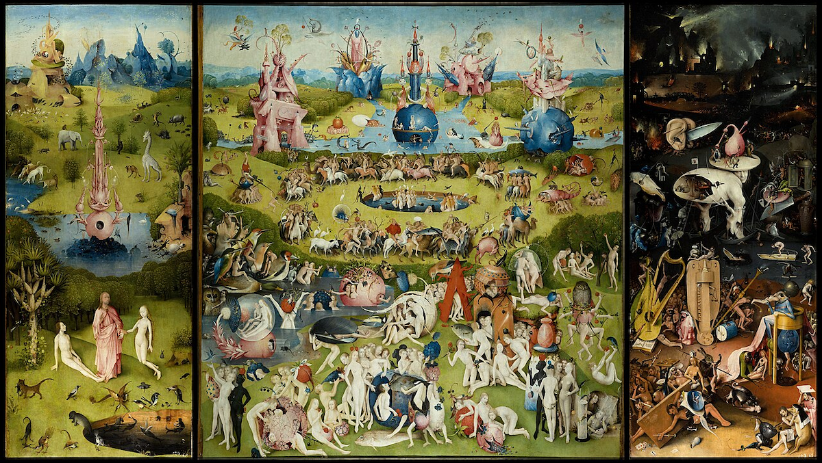 «El jardín de las delicias», el célebre tríptico de El Bosco, una de las grandes obras de la historia del arte, que invita a reflexionar sobre la creatividad humana frente a la inteligencia artificial