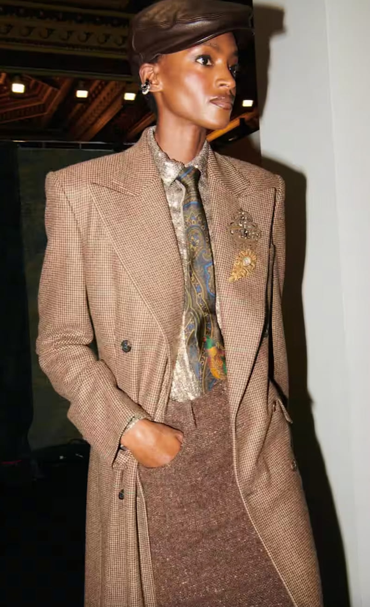 Chaqueta con broches de Ralph Lauren FW26