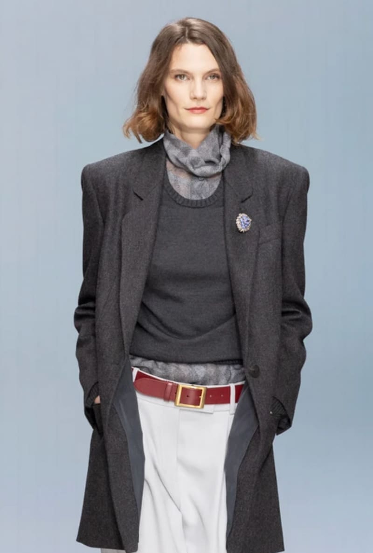 Chaqueta con broches de Giorgio Armani FW26